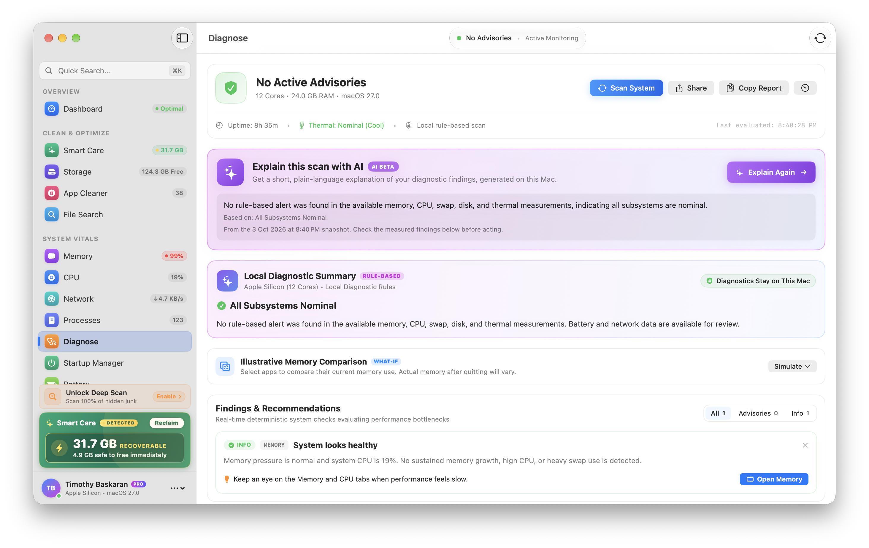 MacSentinel - The Mac System Monitor & Storage Cleaner Apple Should Have Built